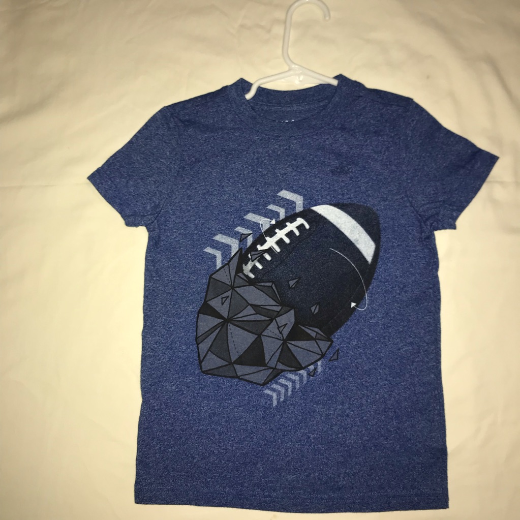 Cat & Jack T- Shirt Short Sleeve Color: Blue Size: Xs 4/5